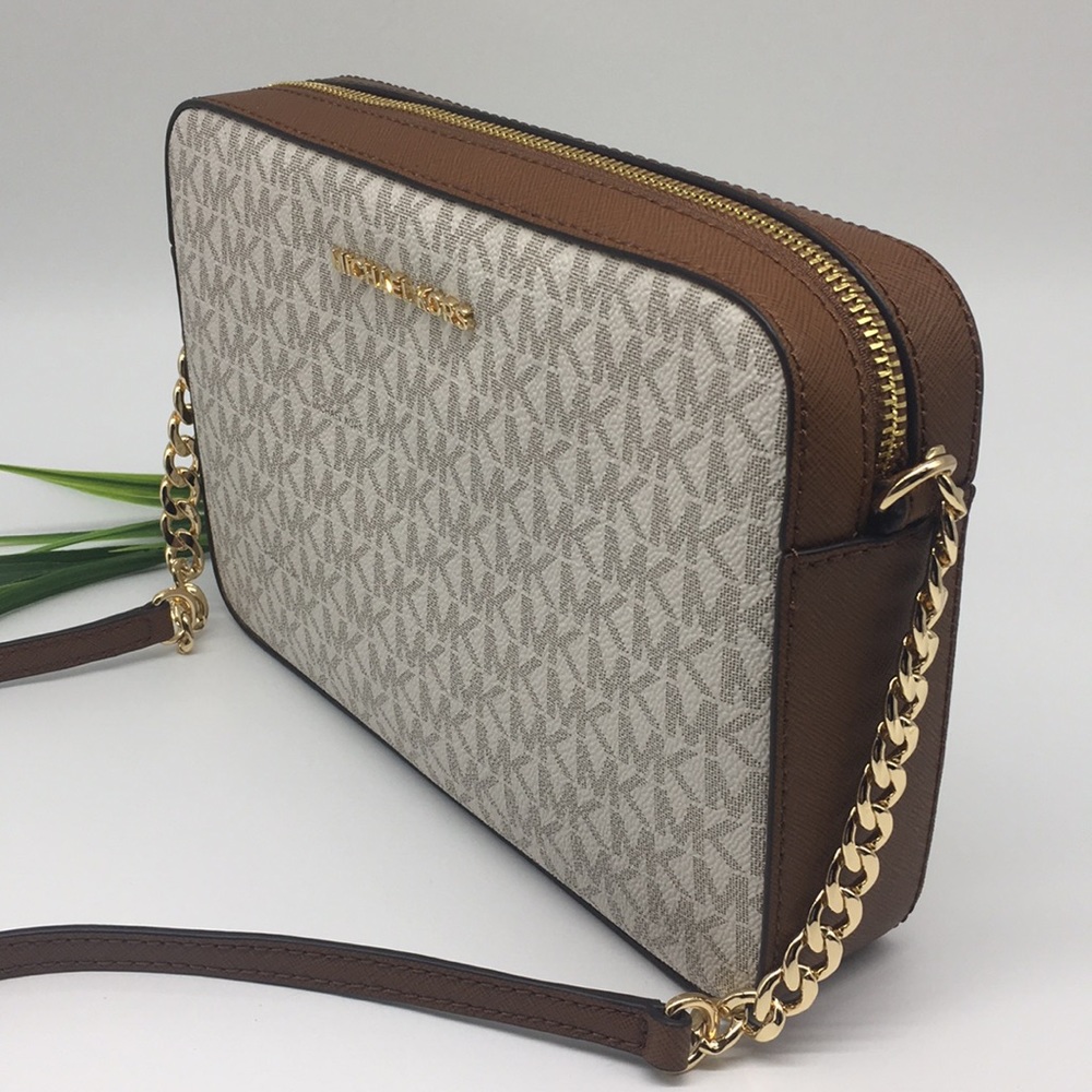 MICHAEL KORS LG EW CROSSBODY Bag Vanilla - Picture 5 of 8